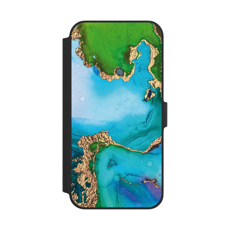 iPhone 14 Plus NIVOflip Colourfull Marble Glitterlook