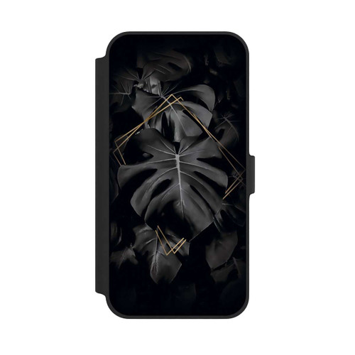 Apple iPhone 14 Plus NIVOflip Schwarze Blätter