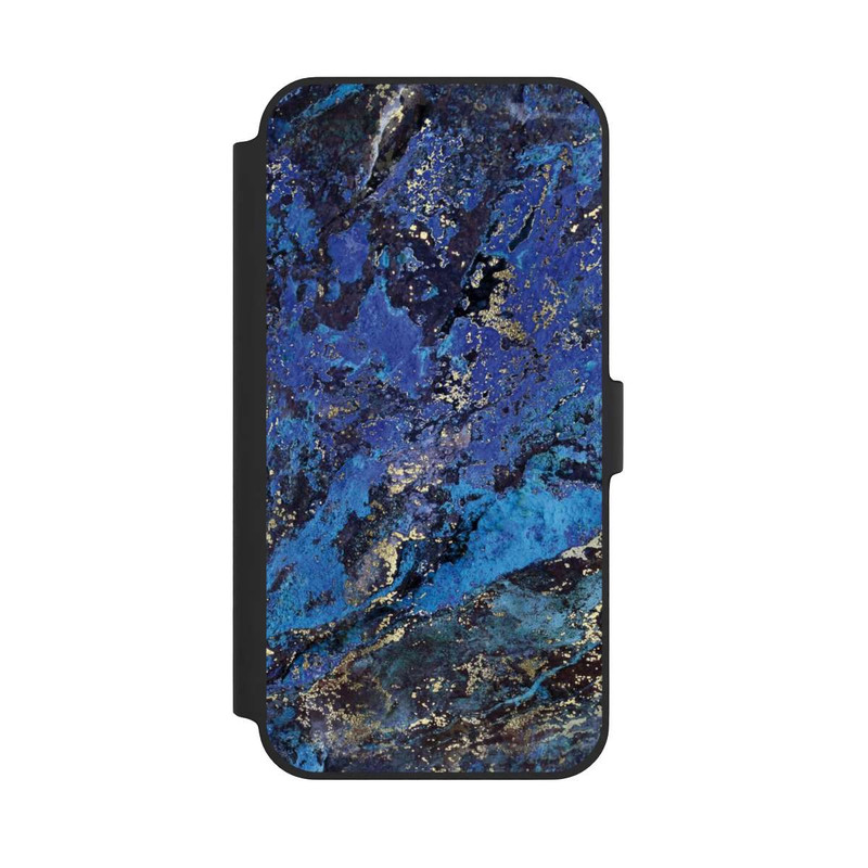 iPhone 14 Plus NIVOflip Lapislazuli blau und gold