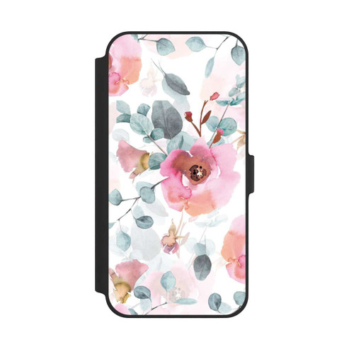 Apple iPhone 14 Plus NIVOflip Aquarell Blumentapete