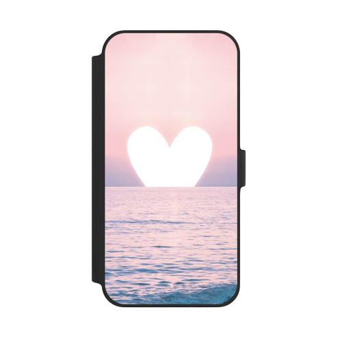 Apple iPhone 14 Plus NIVOflip Herz-Sonnenuntergang