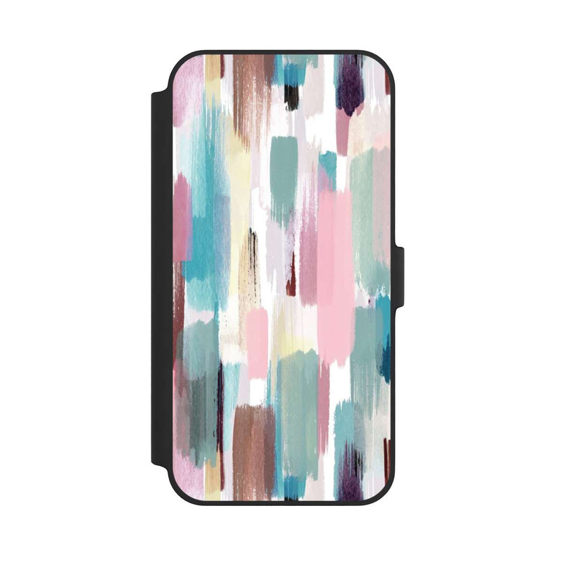 iPhone 14 Plus NIVOflip Abstract Brushstrokes Pastel Shades