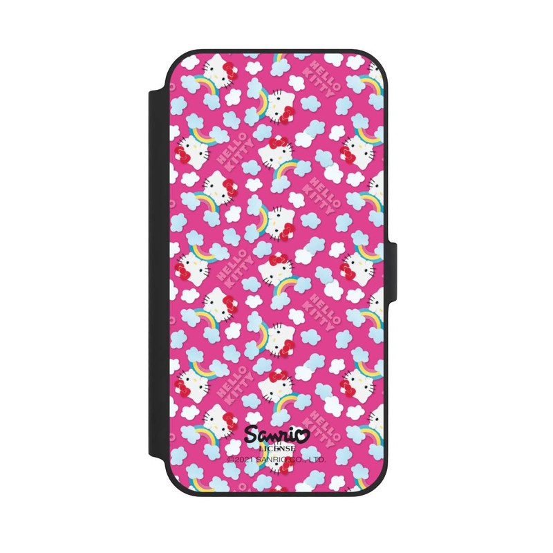 iPhone 14 Plus NIVOflip Hello Kitty Regenbogenmuster