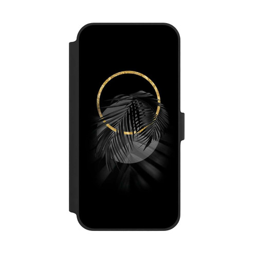 Apple iPhone 14 Plus NIVOflip Feuille tropicale noire