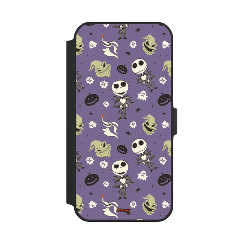 Apple iPhone 14 Plus NIVOflip Jack Purple Pattern Tim Burtons Nightmare before Christmas