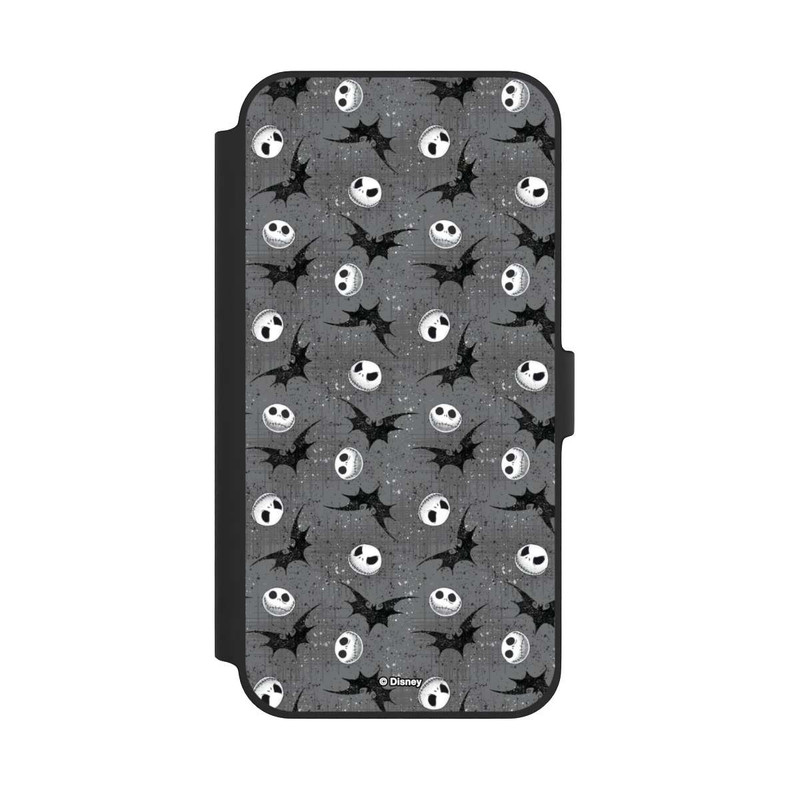 iPhone 14 Plus NIVOflip Jack Grey Pattern Tim Burtons Nightmare before Christmas