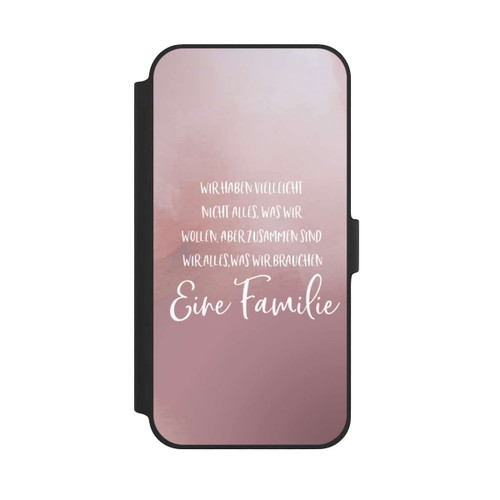 Apple iPhone 14 Plus NIVOflip Eine Familie Altrosa