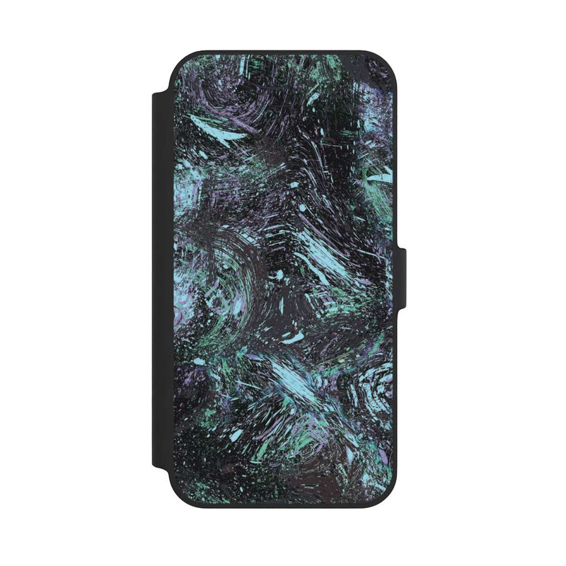 iPhone 14 Plus NIVOflip Abstract Dripping Dust Purple