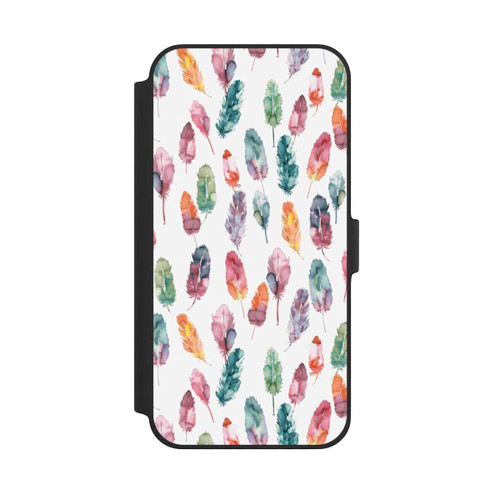 Apple iPhone 14 Plus NIVOflip Boho Watercolor Feathers