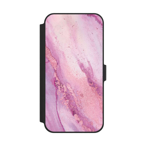 Apple iPhone 14 Plus NIVOflip Lila Marmorwand