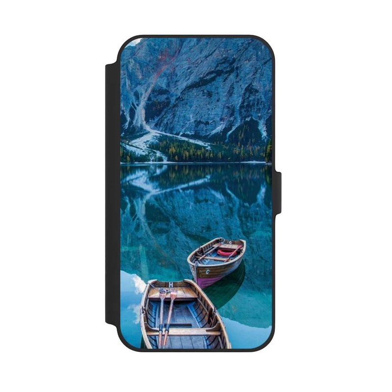 iPhone 14 Plus NIVOflip Nature Lac Bateau
