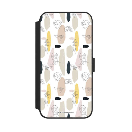 Apple iPhone 14 Plus NIVOflip Helle Seite Line Art