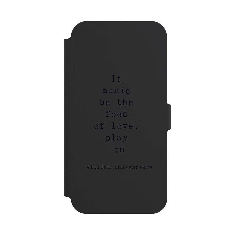 iPhone 14 Plus NIVOflip Shakespeare Music Food Transparent