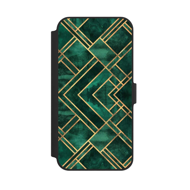 iPhone 14 Plus NIVOflip Grüne Blöcke