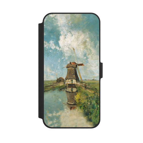 Apple iPhone 14 Plus NIVOflip A Windmill on a Polder Waterway
