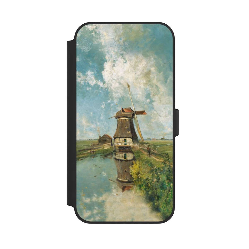 iPhone 14 Plus NIVOflip A Windmill on a Polder Waterway
