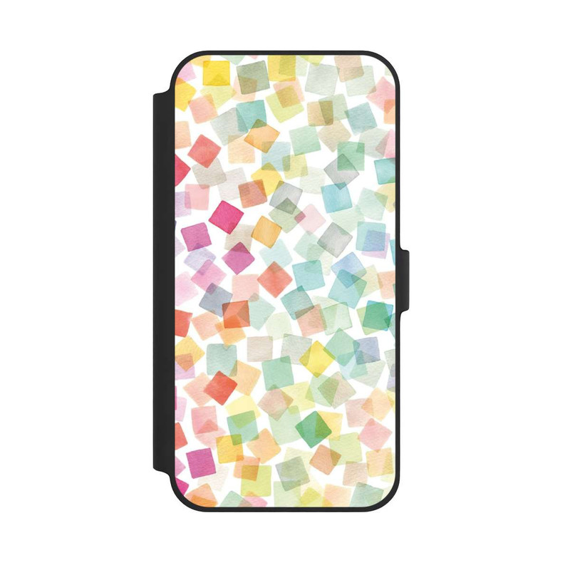 iPhone 14 Plus NIVOflip Confetti Geometric Plaids Rainbow