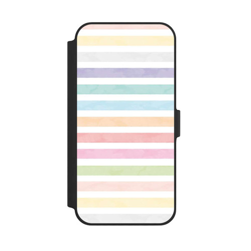 Apple iPhone 14 Plus NIVOflip Regenbogenfarbene Streifen
