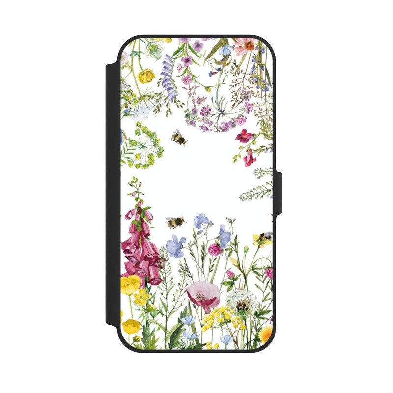 iPhone 14 Plus NIVOflip Cadre de fleurs sauvages des prés d'été