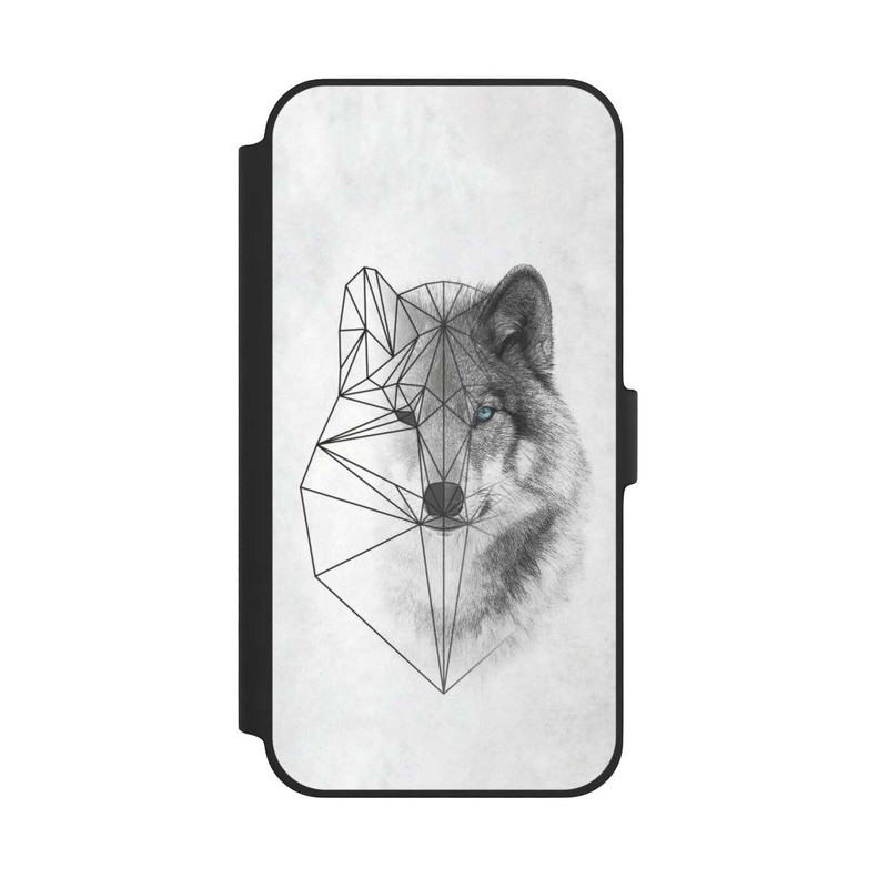 iPhone 14 Plus NIVOflip Polygonic Wolf