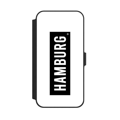 Apple iPhone 14 Plus NIVOflip HSV Hamburg Schwarz Weiss