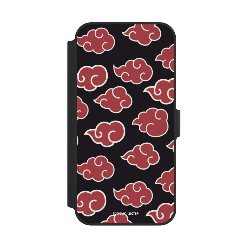iPhone 14 Plus NIVOflip Akatsuki Pattern Black Big