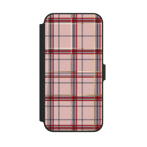 Apple iPhone 14 Plus NIVOflip TARTAN PINK