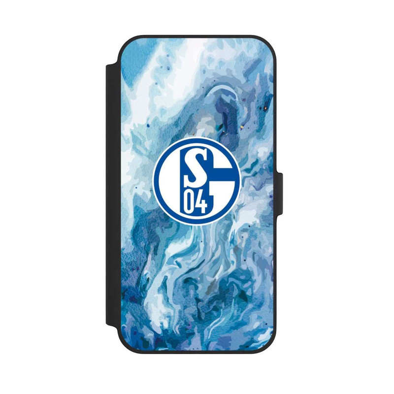 iPhone 14 Plus NIVOflip Schalke 04 Flüssig Blau
