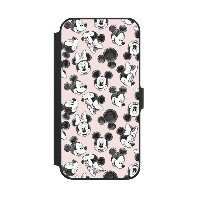 iPhone 14 Plus NIVOflip Minnie & Mickey Viele Gesichter Pink