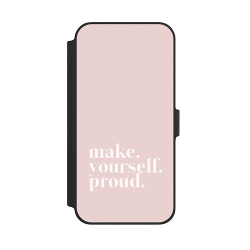 Apple iPhone 14 Plus NIVOflip Make Yourself Proud Zitat - Altrosa