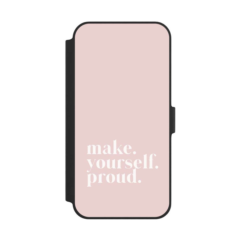 iPhone 14 Plus NIVOflip Make Yourself Proud Quote - Old Pink