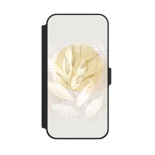 Apple iPhone 14 Plus NIVOflip Boho Gold Blumen Kunst