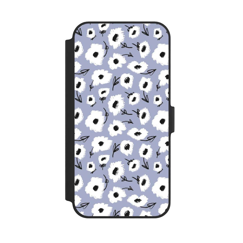 iPhone 14 Plus NIVOflip Pattern Fleurs Lilas