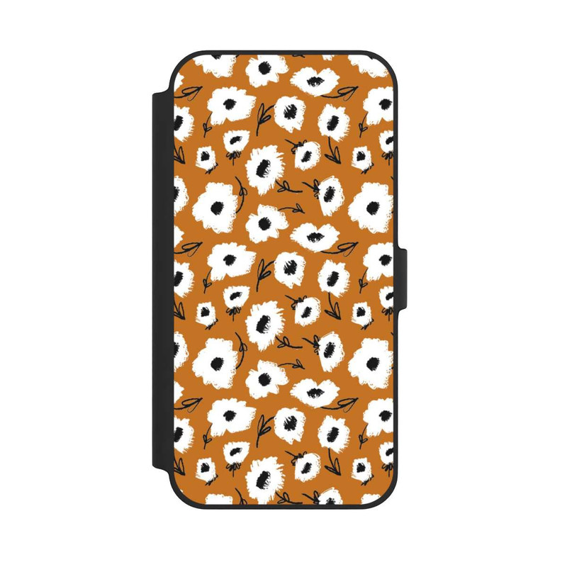 iPhone 14 Plus NIVOflip Pattern Fleurs Ocres