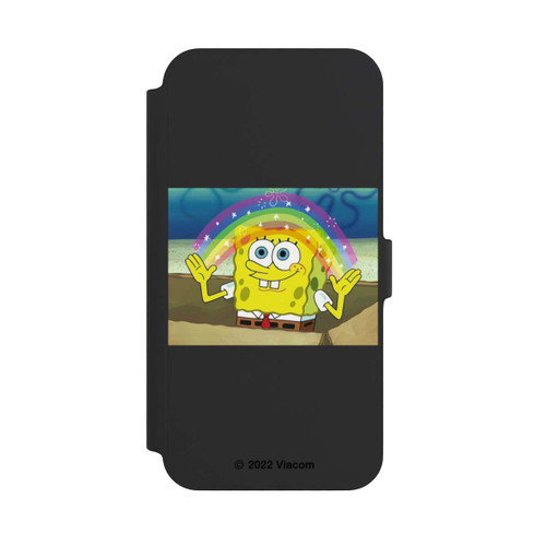 Apple iPhone 14 Plus NIVOflip Spongebob - Regenbogen Meme transparent