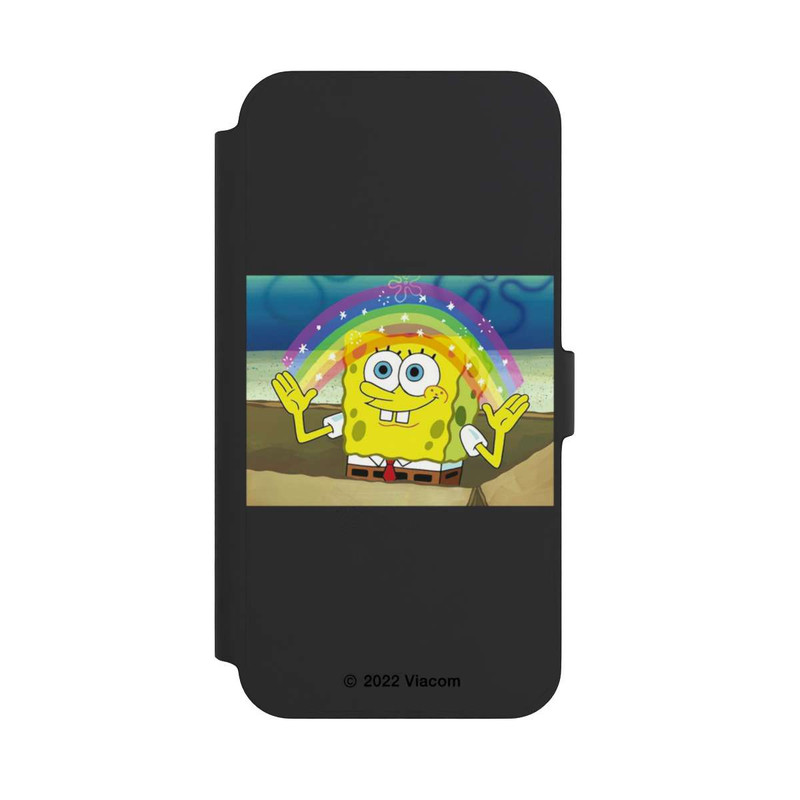 iPhone 14 Plus NIVOflip Spongebob - Regenbogen Meme transparent