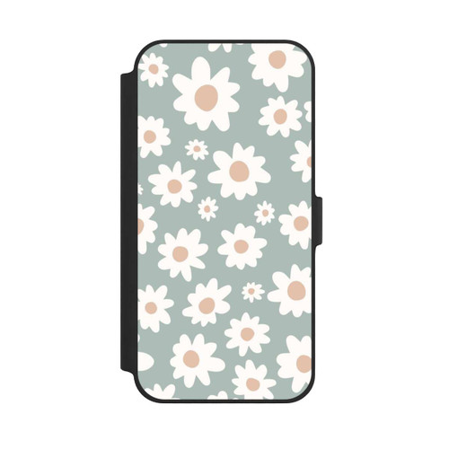 Apple iPhone 14 Plus NIVOflip Gänseblümchen Muster grün