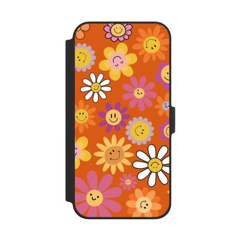 Apple iPhone 14 Plus NIVOflip Smiles Orange Flowers