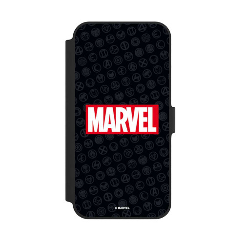 Apple iPhone 14 Plus NIVOflip Marvel Logo Black Red 