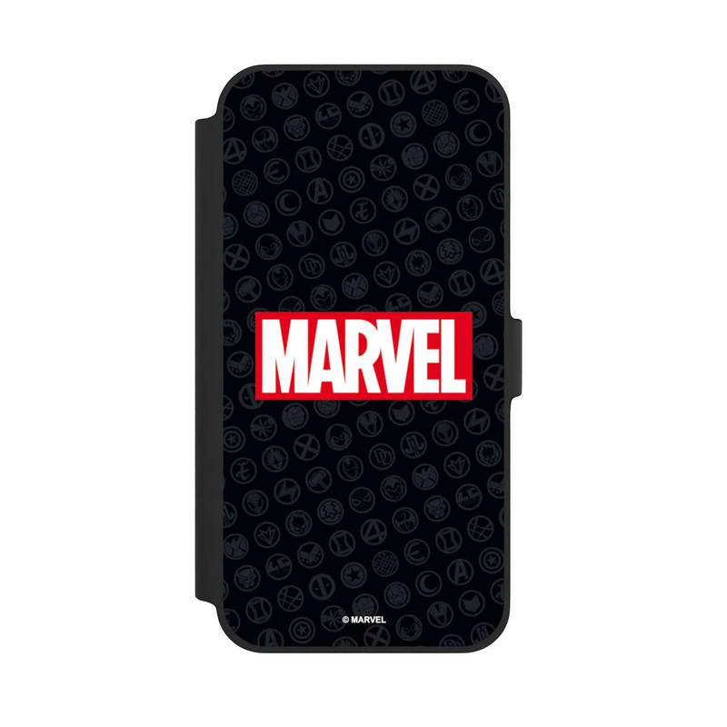 iPhone 14 Plus NIVOflip Marvel Logo Black Red 
