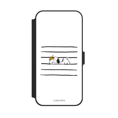 Apple iPhone 14 Plus NIVOflip Snoopy Woodstock Streifen