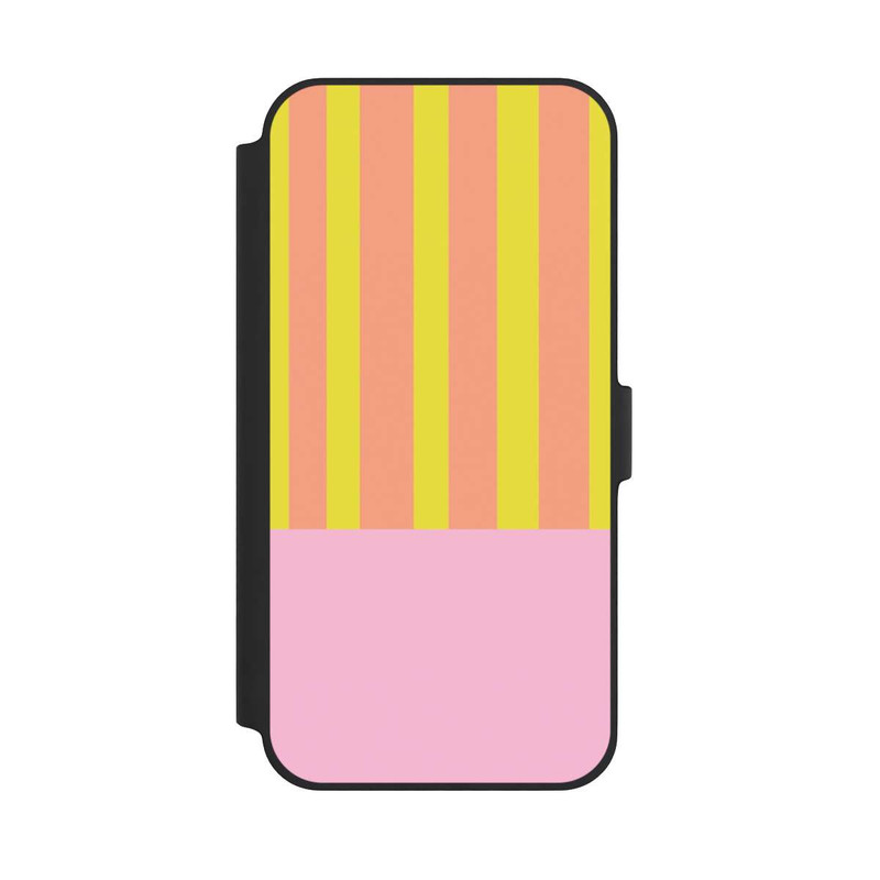 iPhone 14 Plus NIVOflip Neonfarbige Streifen