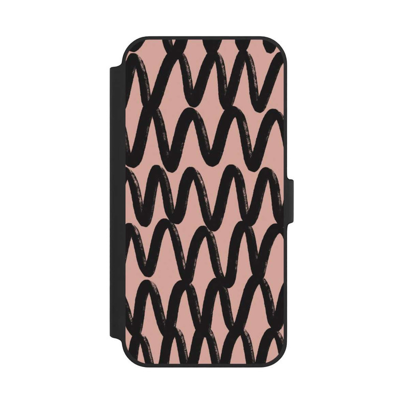 iPhone 14 Plus NIVOflip Zig Zag Noir