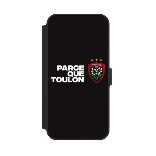 Apple iPhone 14 Plus NIVOflip RC Toulonnais PQT Noir