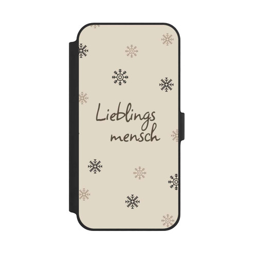 Apple iPhone 14 Plus NIVOflip Lieblingsmensch Snowflakes