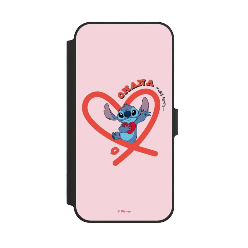 iPhone 14 Plus NIVOflip Stitch Ohana Cœur rose