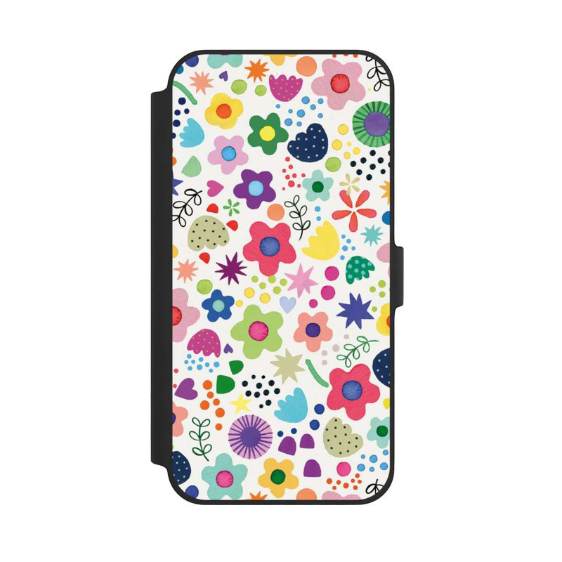 iPhone 14 Plus NIVOflip Psychedelic Flowers Colorful