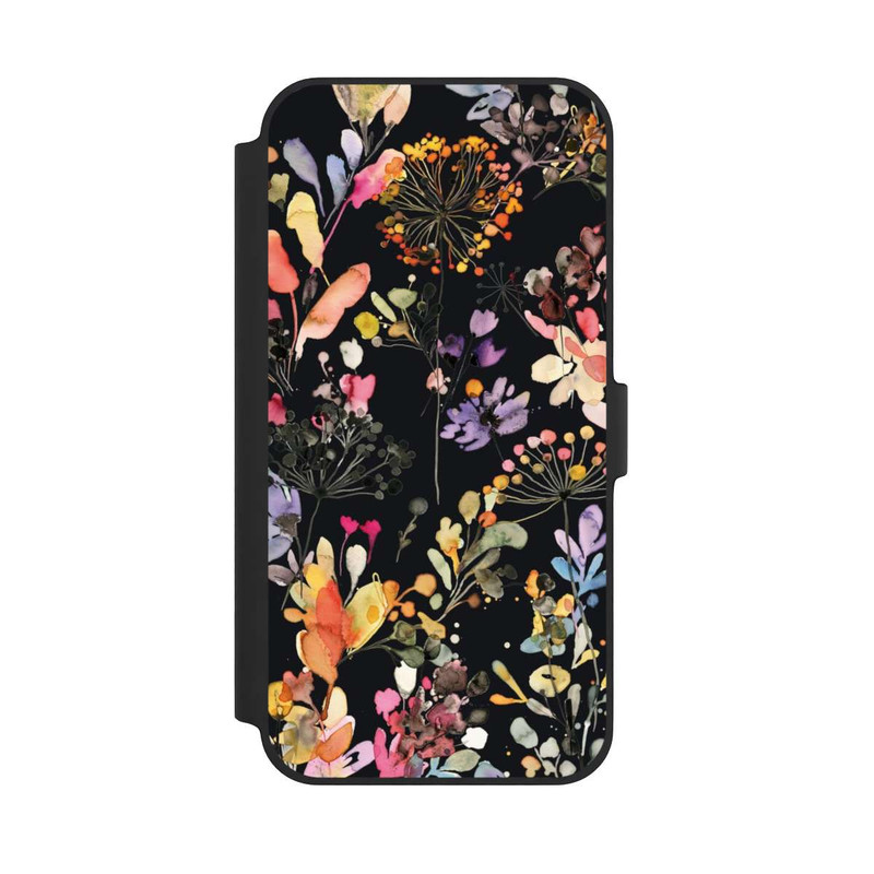 iPhone 14 Plus NIVOflip Herbes sauvages noires