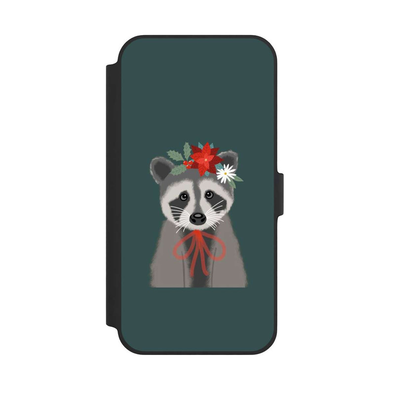 iPhone 14 Plus NIVOflip weihnachtlicher Waschbär