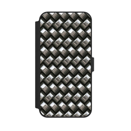 Apple iPhone 14 Plus NIVOflip Glamour Silver Metal